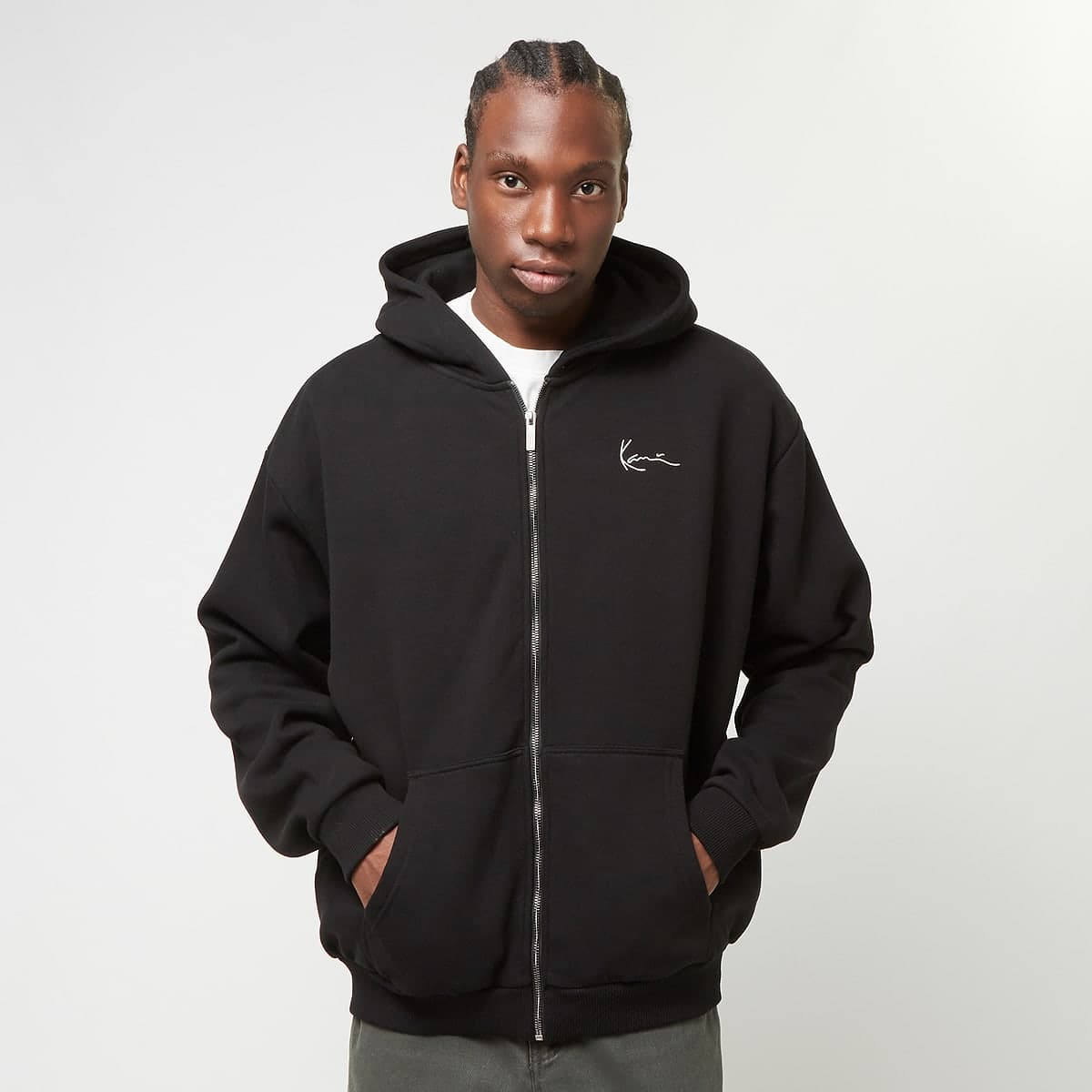 Chest Signature Essential Oversized Zip Hoodie 
