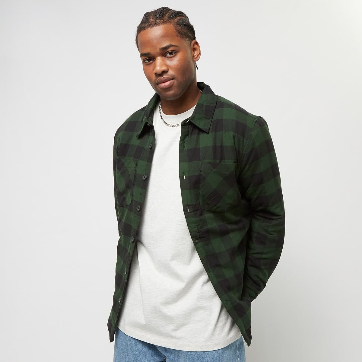 Padded Check Flannel Shirt 