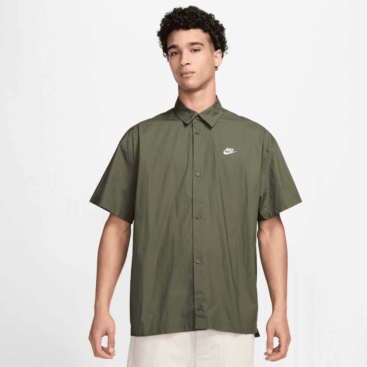 Club Shortsleeve Button Oversize Shirt