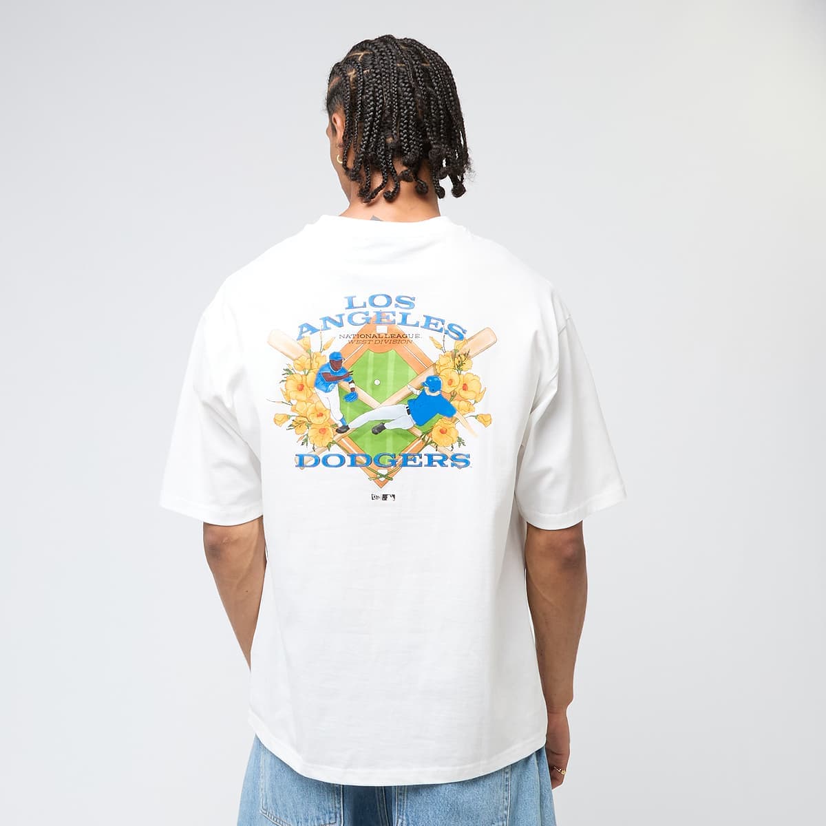 MLB Baseball Graphic Oversize Tee Los Angeles Dodgers