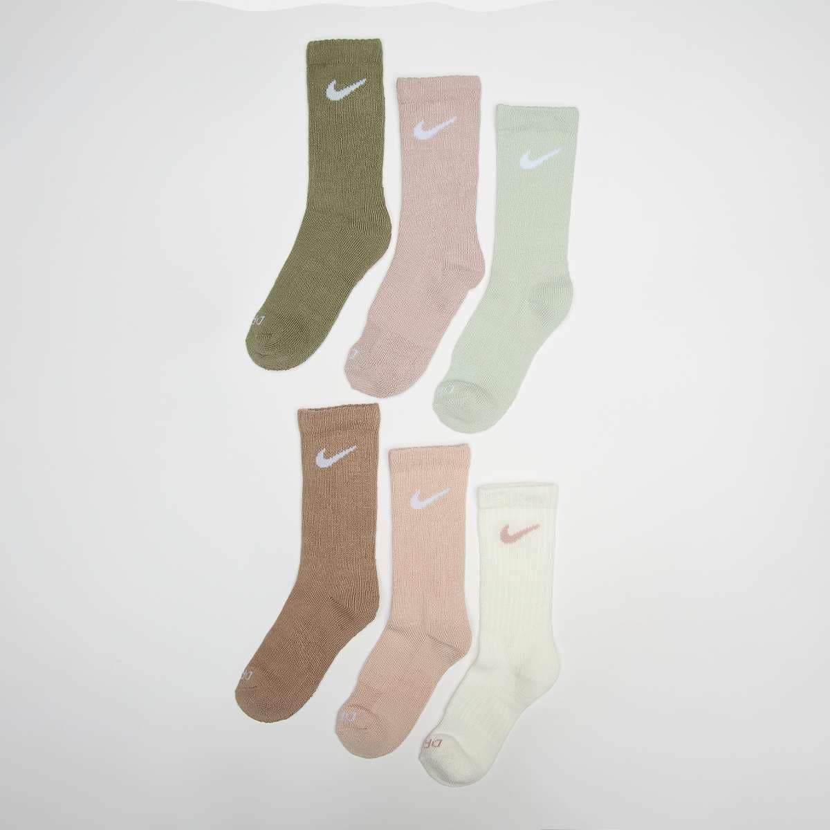 6 PACK - Cushioned Dri-FIT Crew Socks
