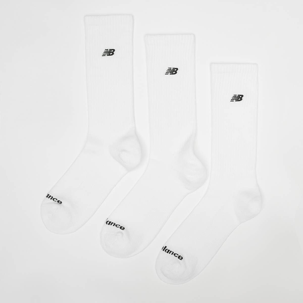 3 PACK - Black Patch Logo Crew