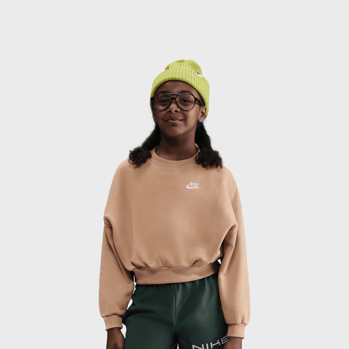 Sportswear Club Fleece Boxy Crew-Neck Sweatshirt