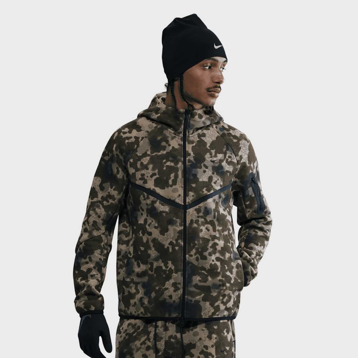 Tech Full-Zip Fleece Camo Windrunner Jacket