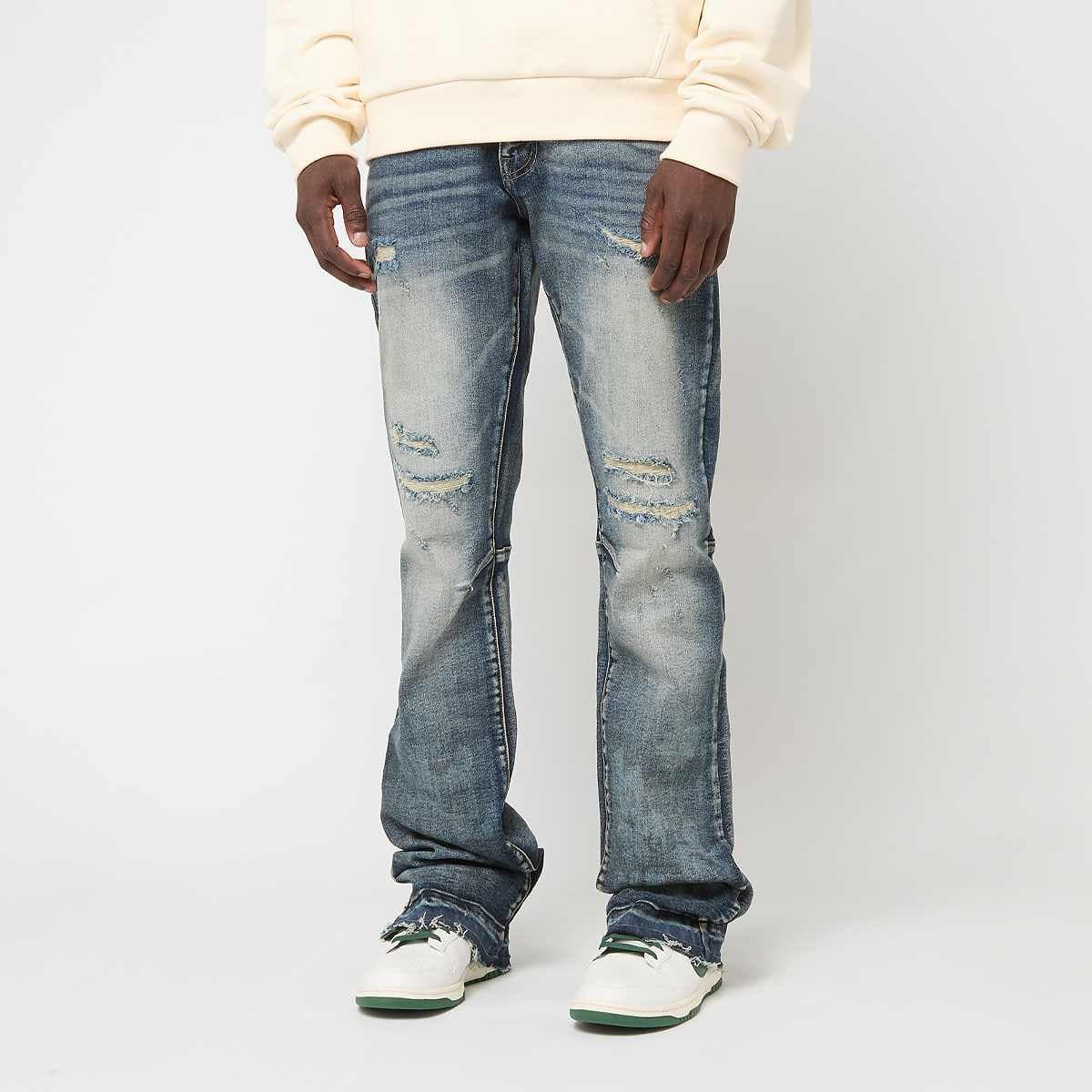 Heavy Whisker Effect Jeans