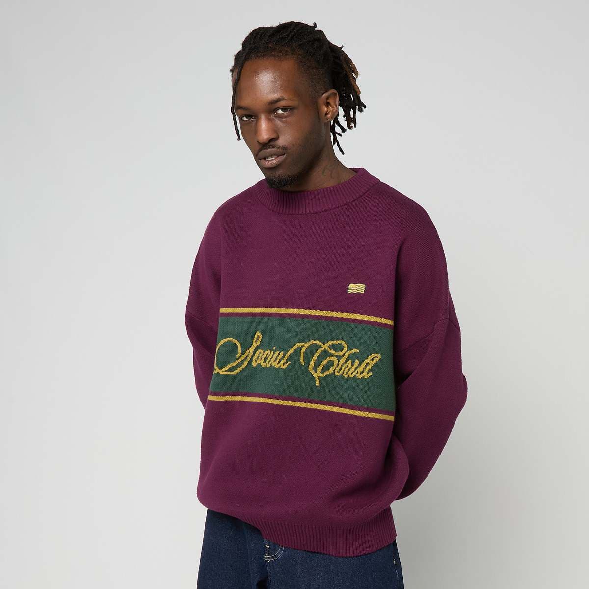 Contrast SC Knit Sweater