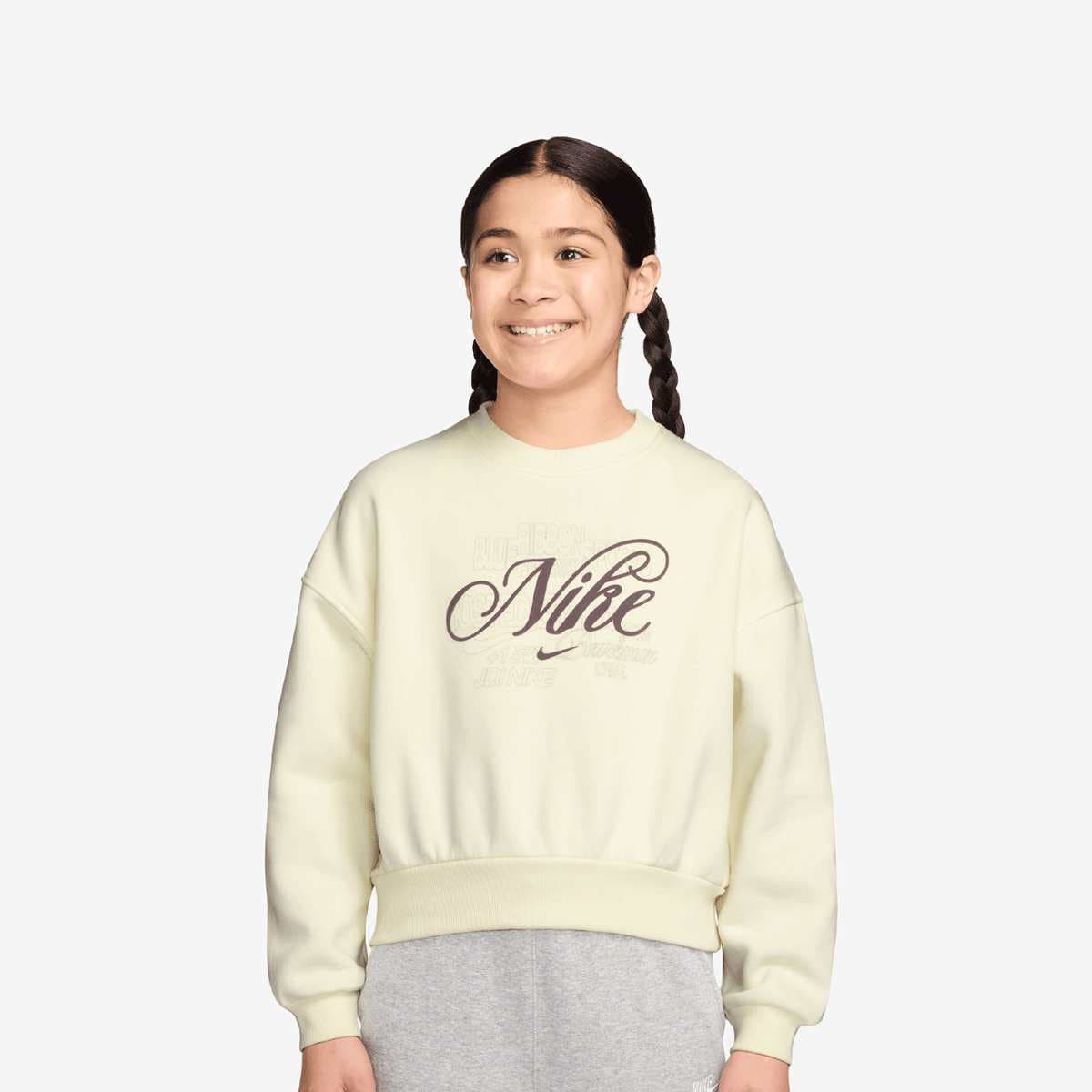 Sportswear Club Fleece Boxy Graphic Crew