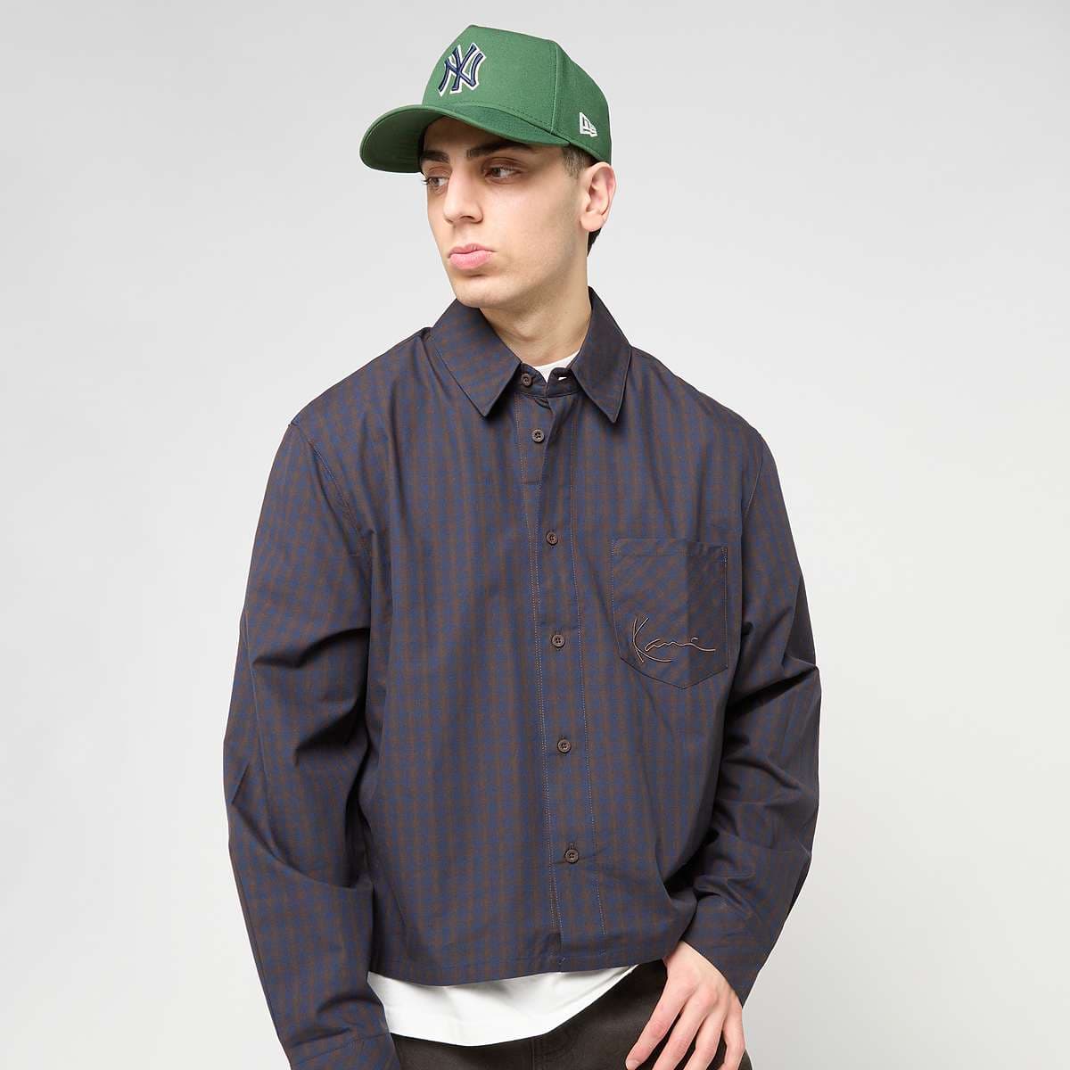 Signature Check Boxy Shirt