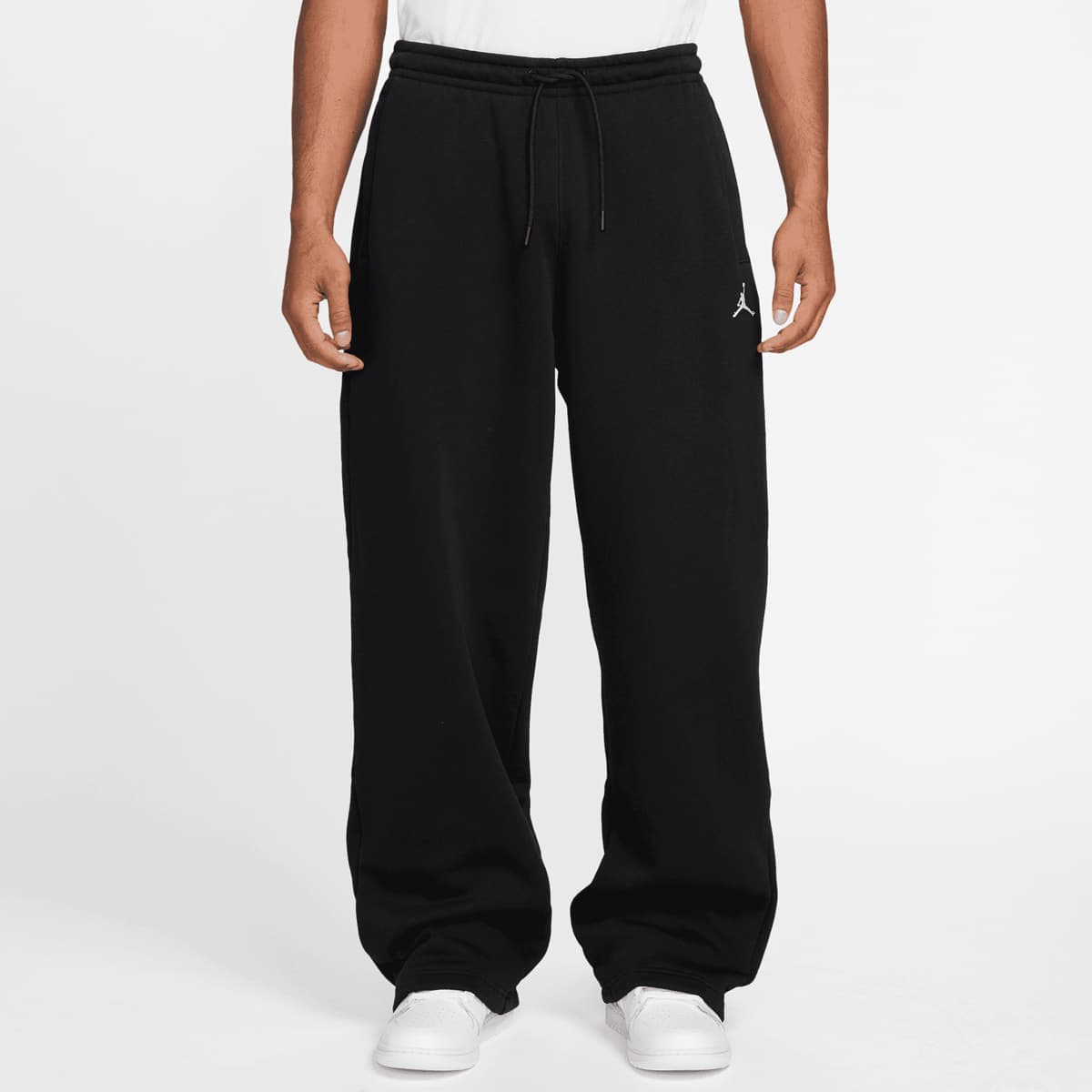 Brooklyn Fleece Oversized Open-Hem Pants