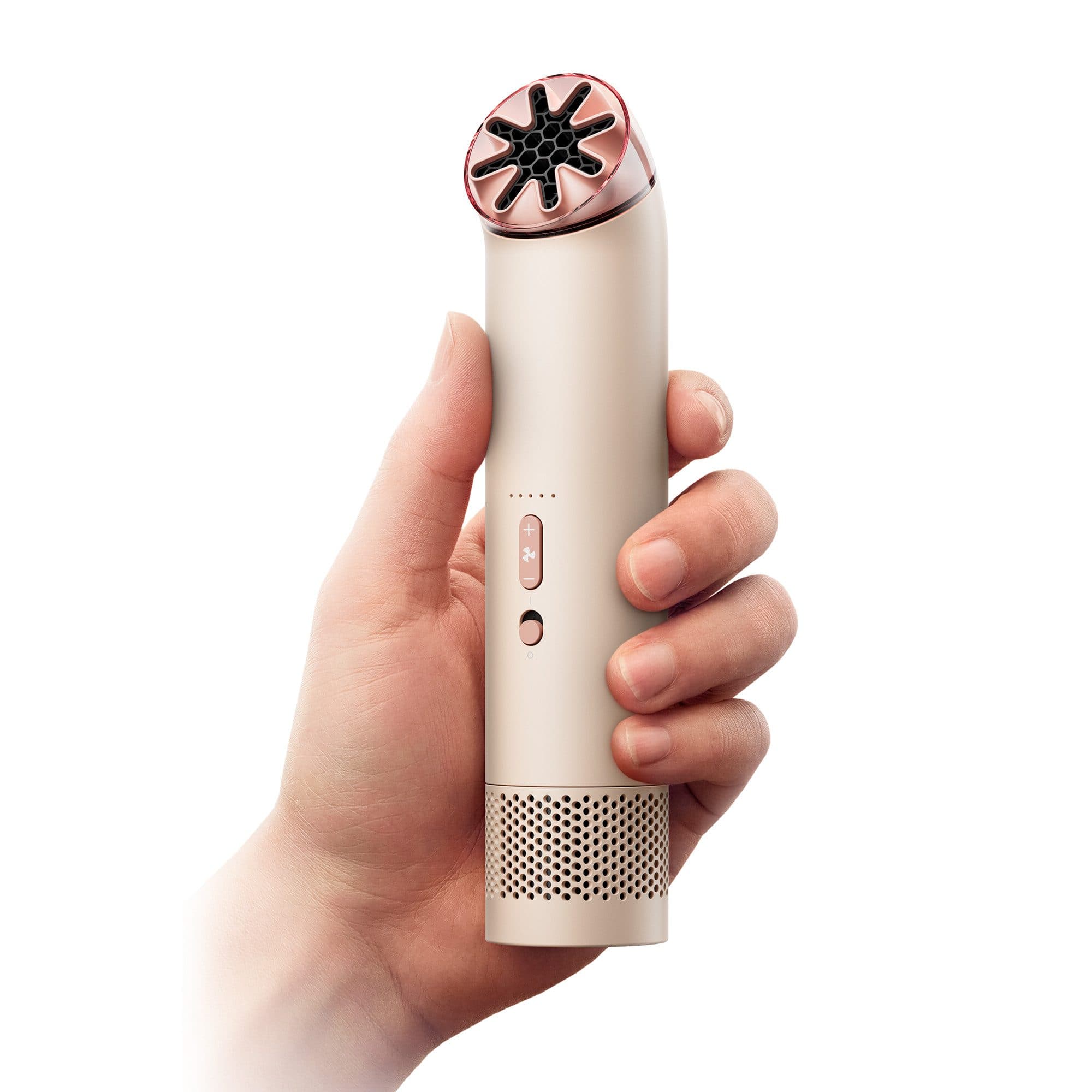 DYSON Handventilator HushJet Mini Cool, 360° drehbare bladeless Düse, leise, mobil, 5 Luftstufen, Boost-Modus
