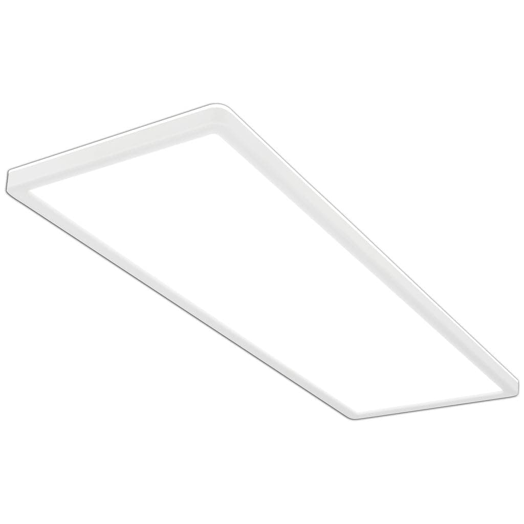 BRILONER - Panel LED Ultra Plano de Techo con Efecto Retroiluminación, Luz Blanca Neutra, 22W, 3000 Lúmenes, 58x20x3 cm, Lámpara para Salón