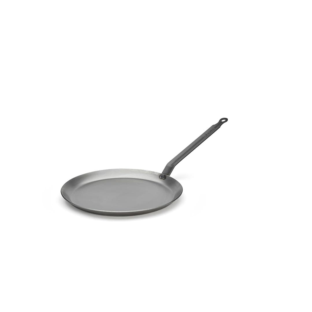 De Buyer - Poêle à crêpes en acier CARBONE PLUS - Diamètre 26 cm -, Argent