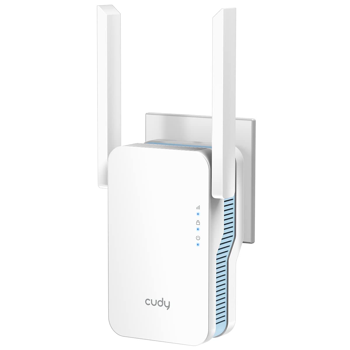 Cudy AC1200 Mesh- Repetidor de WiFi Mesh1200Mbps 5GHz/2.4GHz, Amplificador WiFi Extensor con Enchufe, Indicador de Señal, Antenas Internas, Blanco RE1200