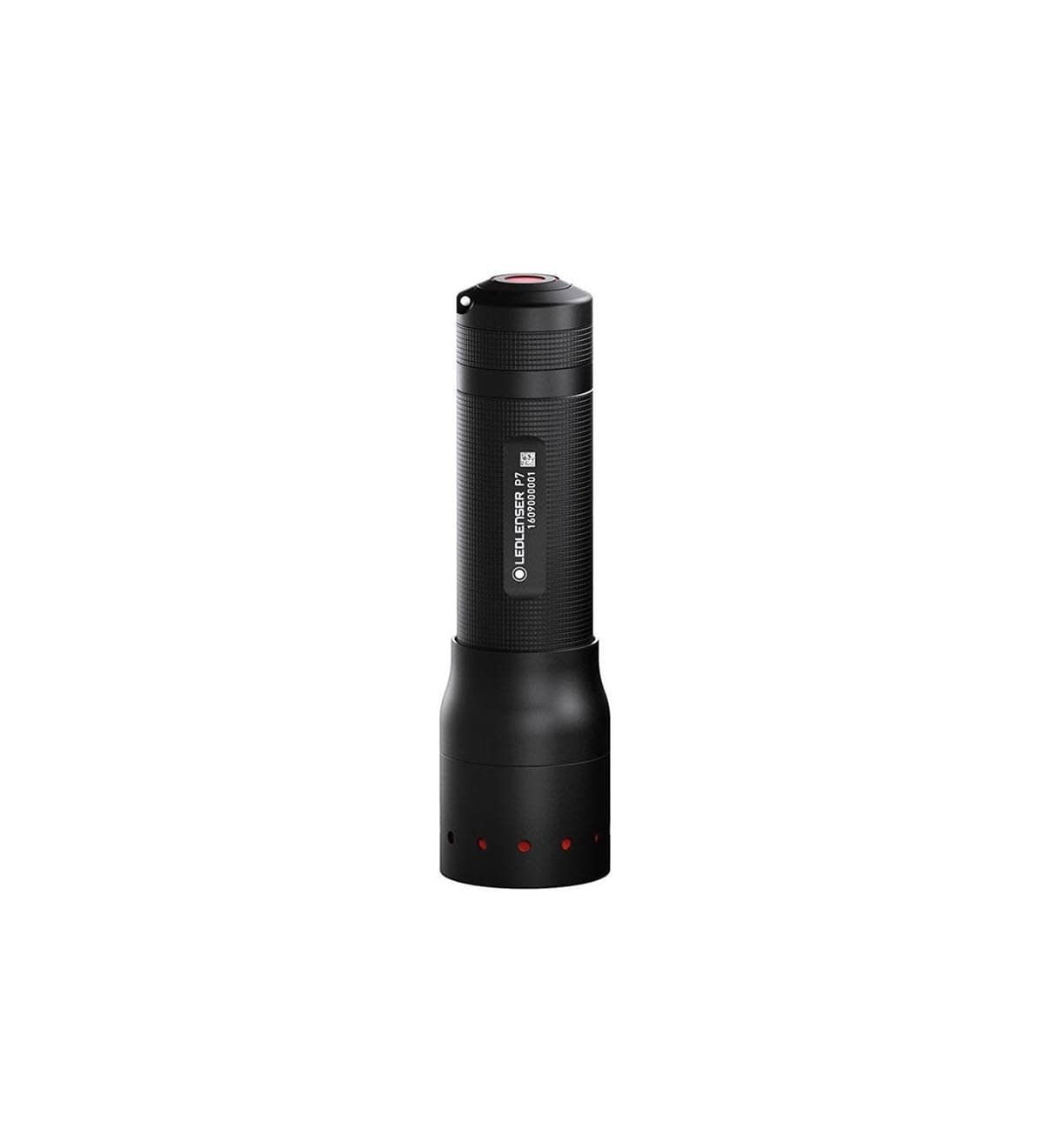 Ledlenser P7 I 2017 I Premium LED Taschenlampe I schwarz I 450 Lumen I bis zu 25 Std. Laufzeit I 300m Leuchtweite I Batteriebetrieben I 3 AAA Batterien enthalten