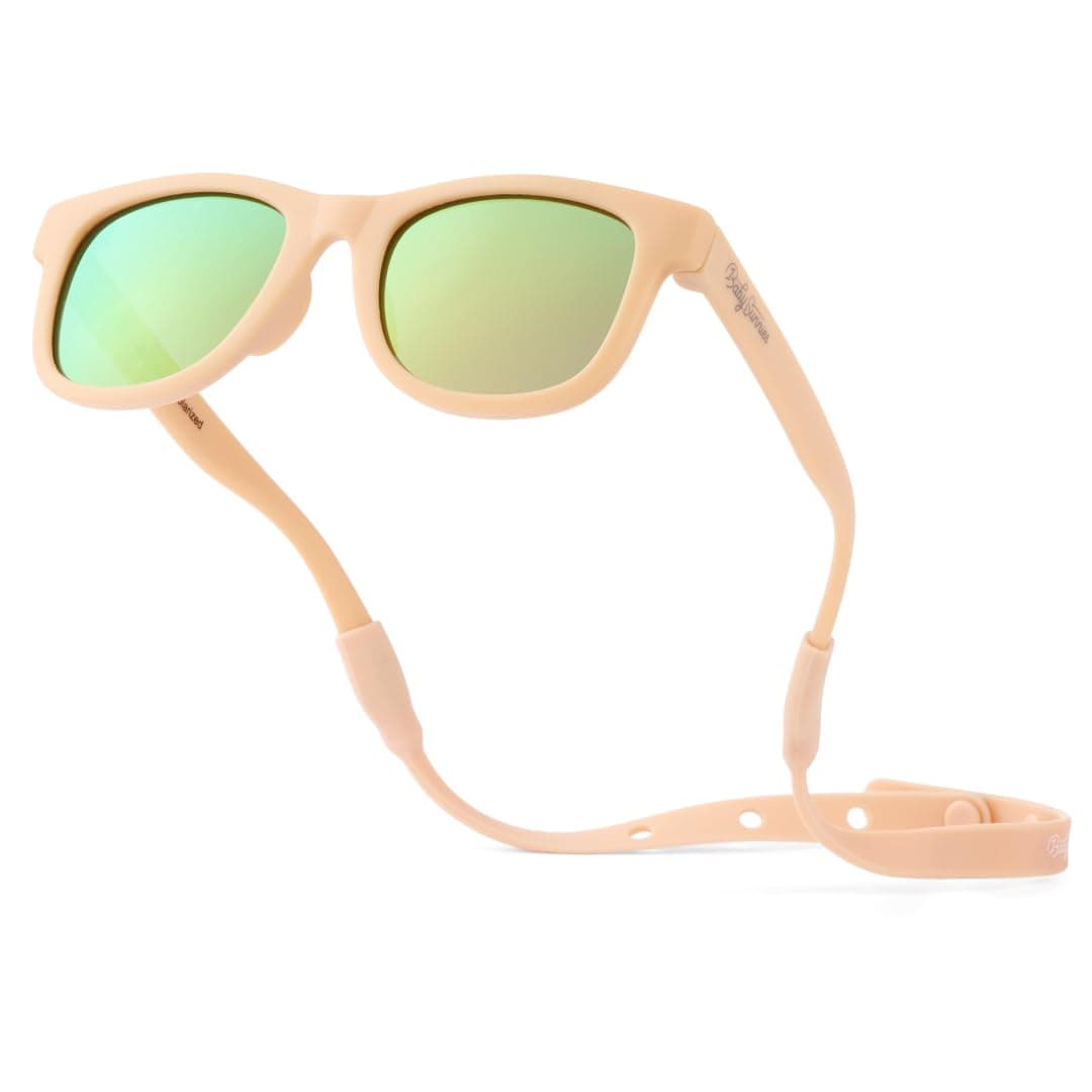 BABY SUNNIES Gafas de sol para bebé con correa, irrompibles y flexibles, para bebés de 0 a 24 meses