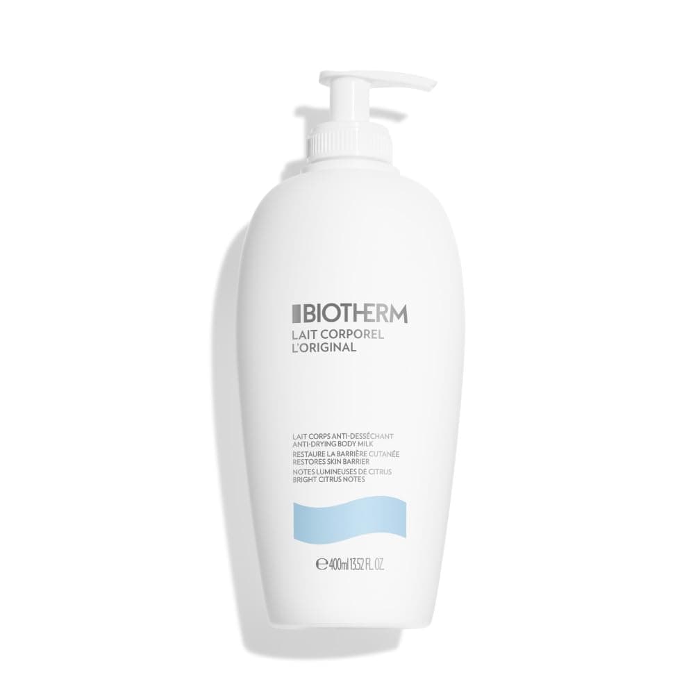 Biotherm Lait Corporel, Latte corpo idratante intensivo, Azione anti-secchezza per tutti i tipi di pelle, Arricchito con estratti di agrumi, Per una pelle liscia, morbida ed elastica.