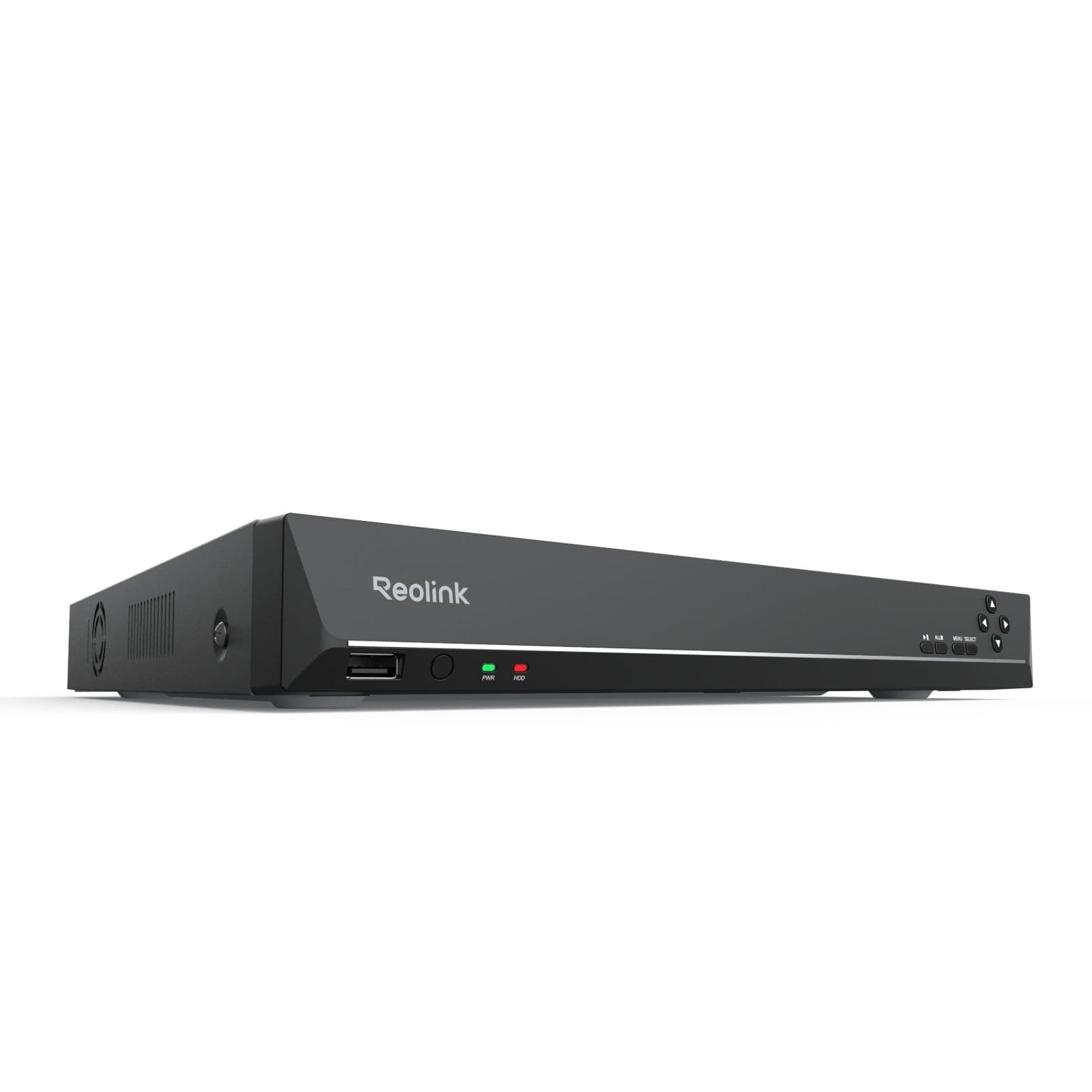 Reolink NVR 36CH, Soporta Cámaras 16MP/12MP/4K/5MP, 3 Bahías para HDD (sin HDD), Sistema Alarma O/I, 36 Canales (Conmutador PoE Necesario), RLN36