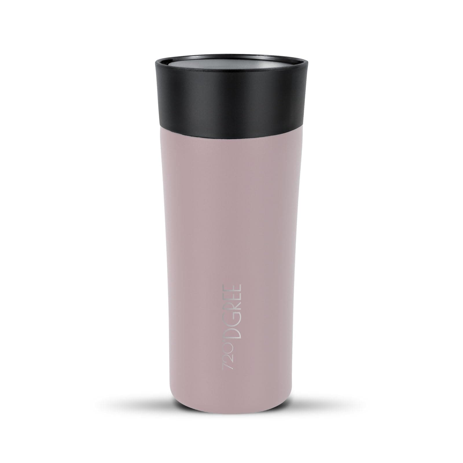 720°DGREE Thermobecher 350ml “PleasureToGo 2.0” - 3 Größen, 5h Heiß, 10h Kalt, Auslaufsicher, BPA-Frei, Hygienisch, 360° Trinköffnung - Schlanker Travel Mug, Thermo Becher To Go - Pink