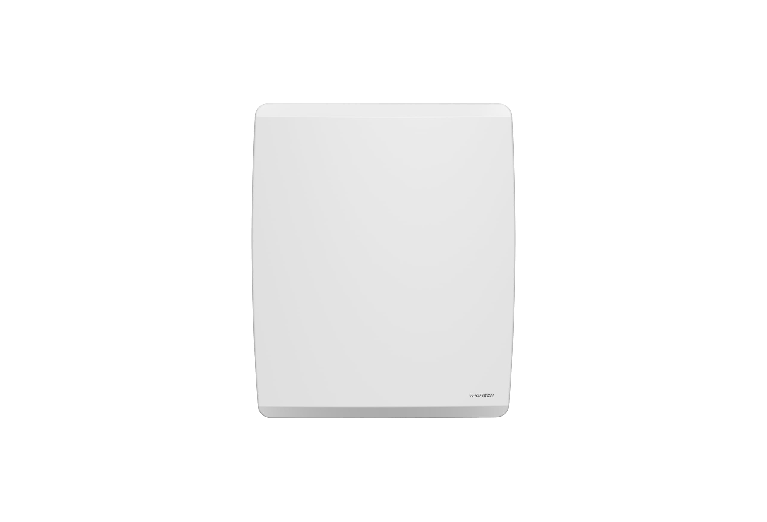 THOMSON - Radiateur électrique fixe connecté WiFi à inertie sèche céramique + film avec thermostat interchangeable 1000W THOMSON MOLY horizontal blanc
