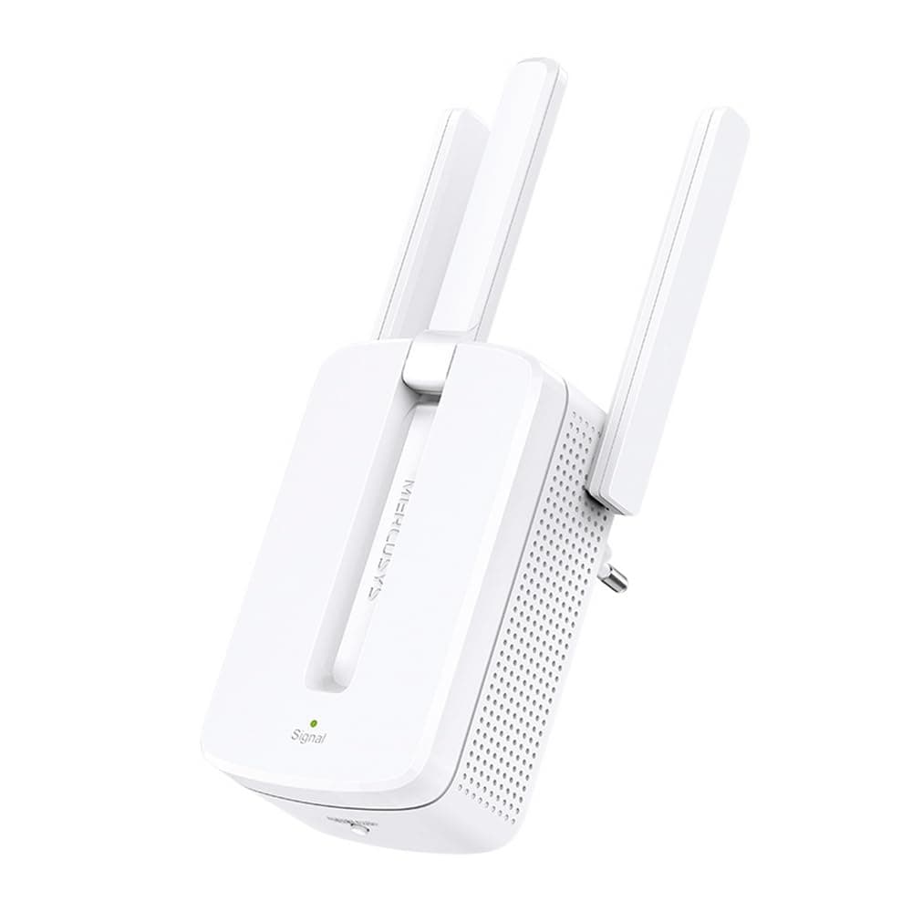 Mercusys TP-Link MW300RE Ripetitore Wireless Wifi Extender e Access Point, Velocità Single Band 300 Mbps, Tre Antenne Esterne, Tecnologia Mimo, Potenzia Copertura Wi-Fi