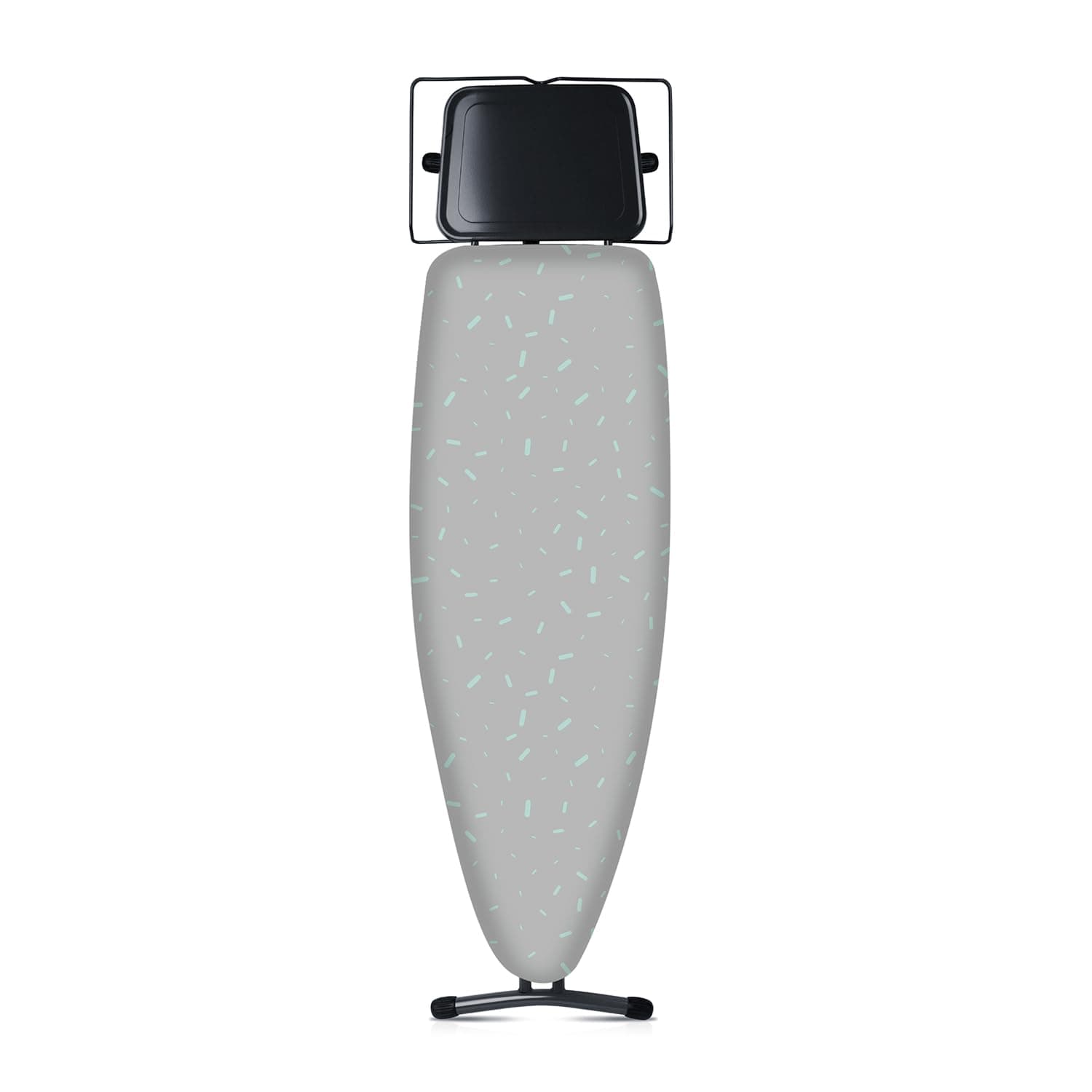 Taurus Argenta Pro – Tabla de Planchar con Altura Regulable en 3 Posiciones hasta 93 cm | Soporte Reforzado para centros de Planchado | Funda 100% algodón Transpirable | Superficie 40x124 cm | Gris
