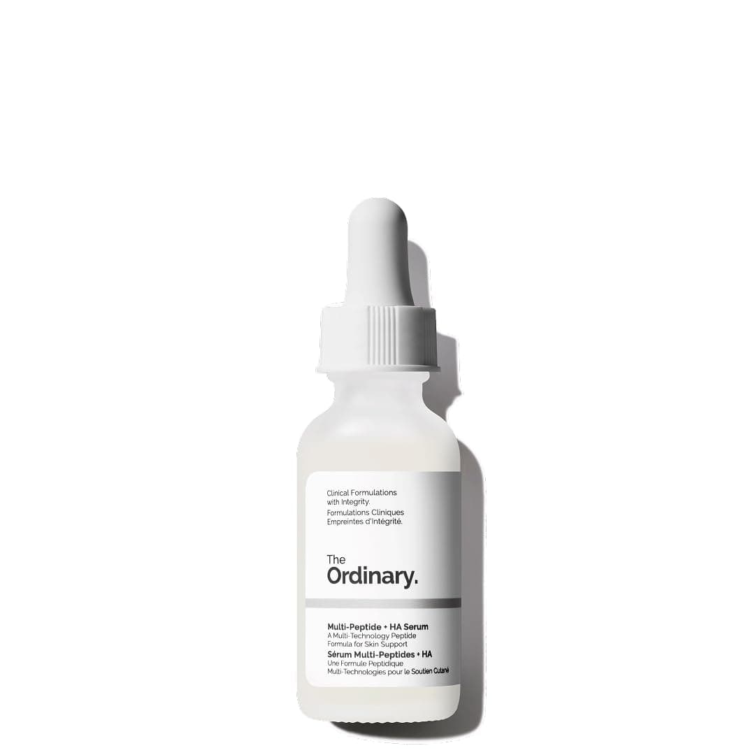 The Ordinary Multi-Peptide + HA Serum, Multi-Peptid- und Hyaluronsäure-Serum, Anti-Aging-Formel für Krähenfüße, Elastizität und Festigkeit, 30ml