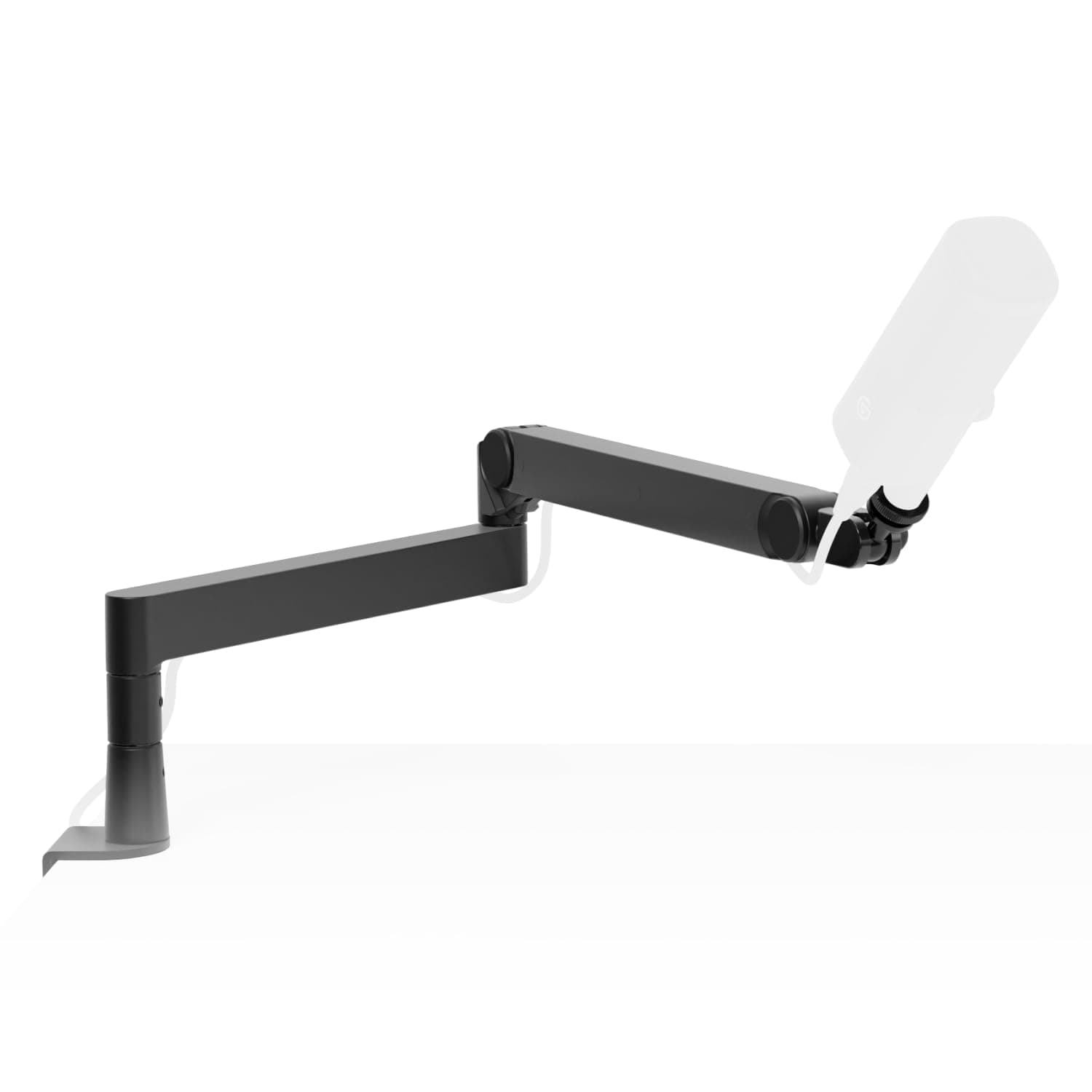 Elgato Wave Mic Arm Pro – Bras de Microphone à Profil Bas Rotatif à 360° avec Ressort à Gaz, Compatible avec microphones Elgato/Shure SM7B/HyperX/Rode/Blue Yeti & plus encore – Pour Diffusion/Podcast