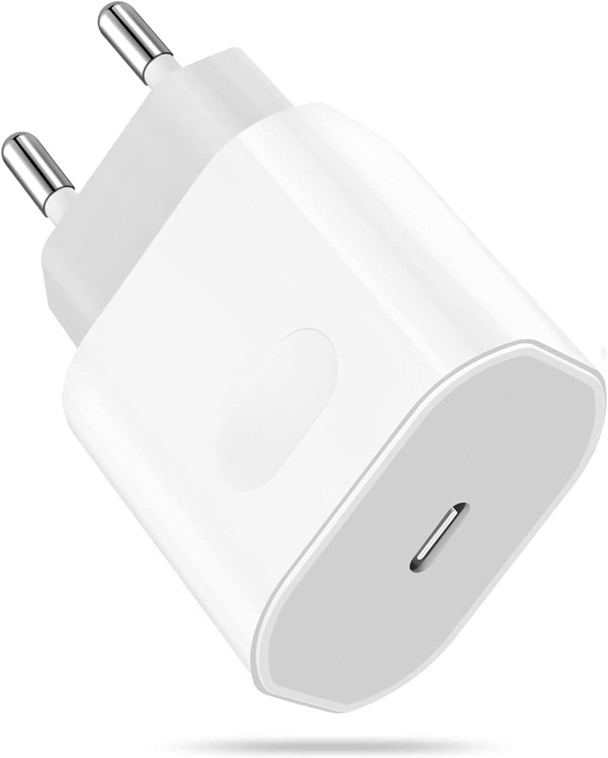 Chargeur USB C, 20W Prise USB C Chargeur Rapide pour iPhone 17/17 Air/17 Pro/17 Pro Max/16/15/14/13/12/11 Plus Mini SE X XS XR, Samsung Galaxy, Embout Adaptateur Secteur Bloc Type C