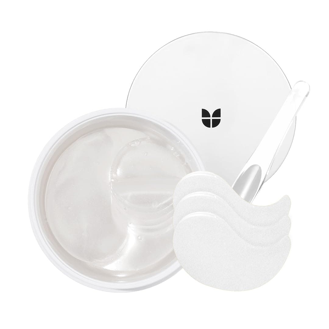 Mizon Cerotti in Gel con Perla Bianca (30 coppie) Riduce le rughe e il gonfiore, trattamento per le occhiaie, Complesso di fiori bianchi, ingredienti naturali (Pure Pearl Eye Gel Patch)