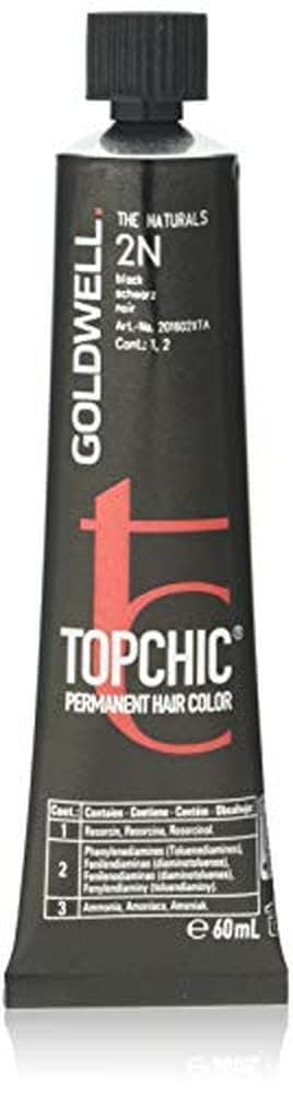 Goldwell Topchic Haarfarbe Schwarz 2N, 1er Pack (1 x 60 ml)