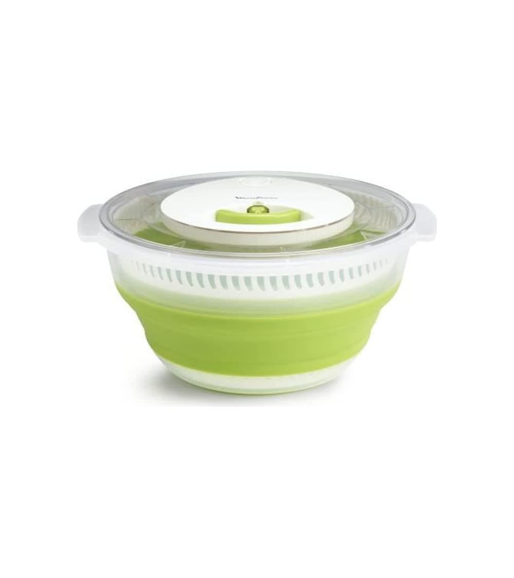 Moulinex Essoreuse à salade rétractable 4 L, Vert