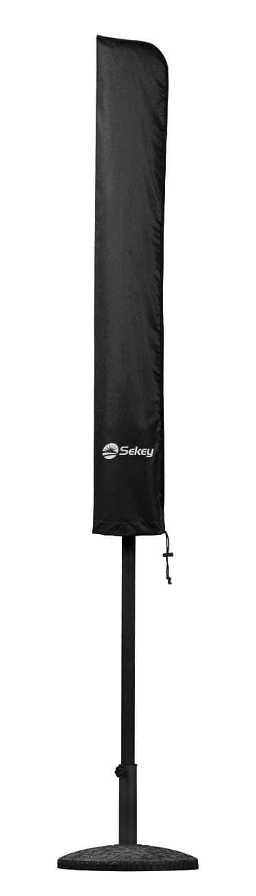 Sekey Sonnenschirm Schutzhülle für Ø 200 cm / 200cm × 150 cm /200 cm × 125 cm Sonnenschirm, Abdeckhauben für Sonnenschirme, 100% Polyester, Wasserdicht & UV-Beständig