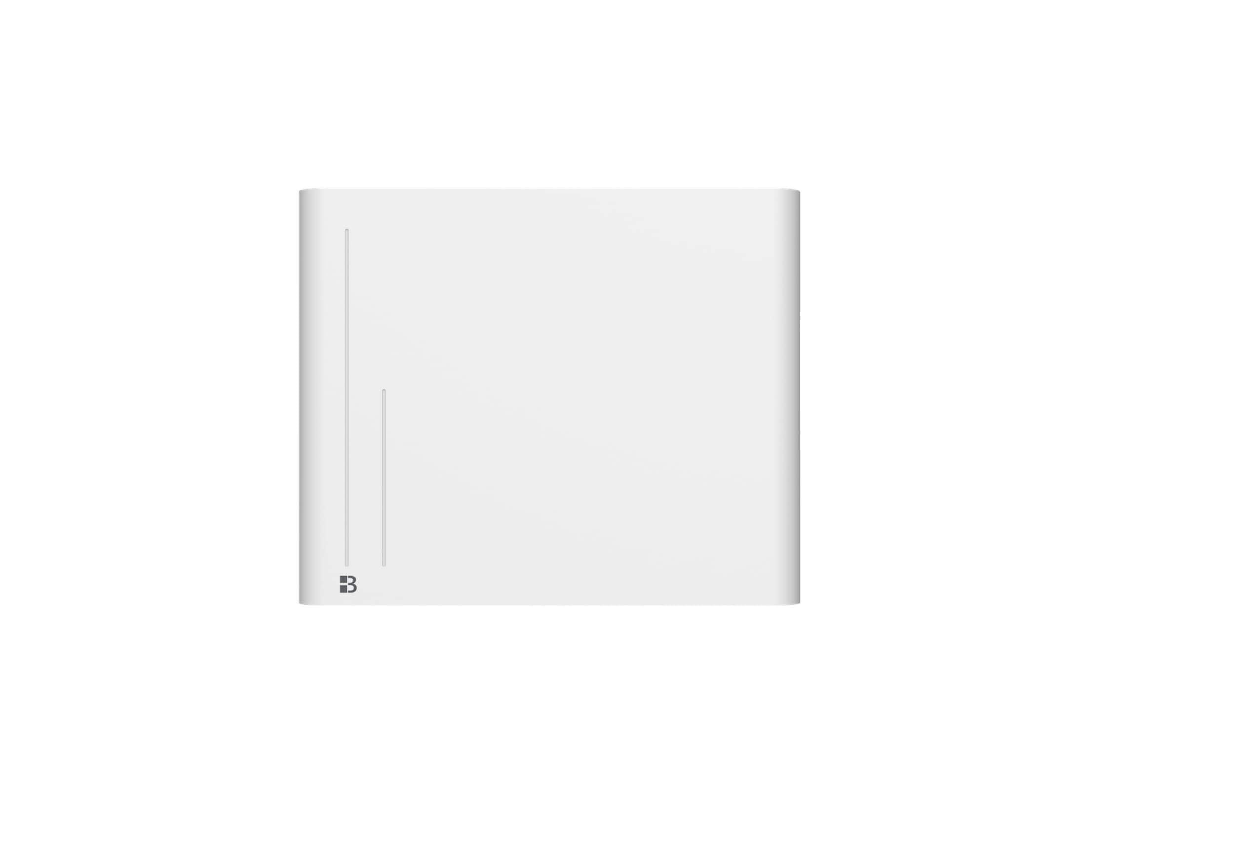 BESTHERM - Radiateur électrique fixe à inertie sèche céramique 1000W Bestherm ALBA horizontal blanc