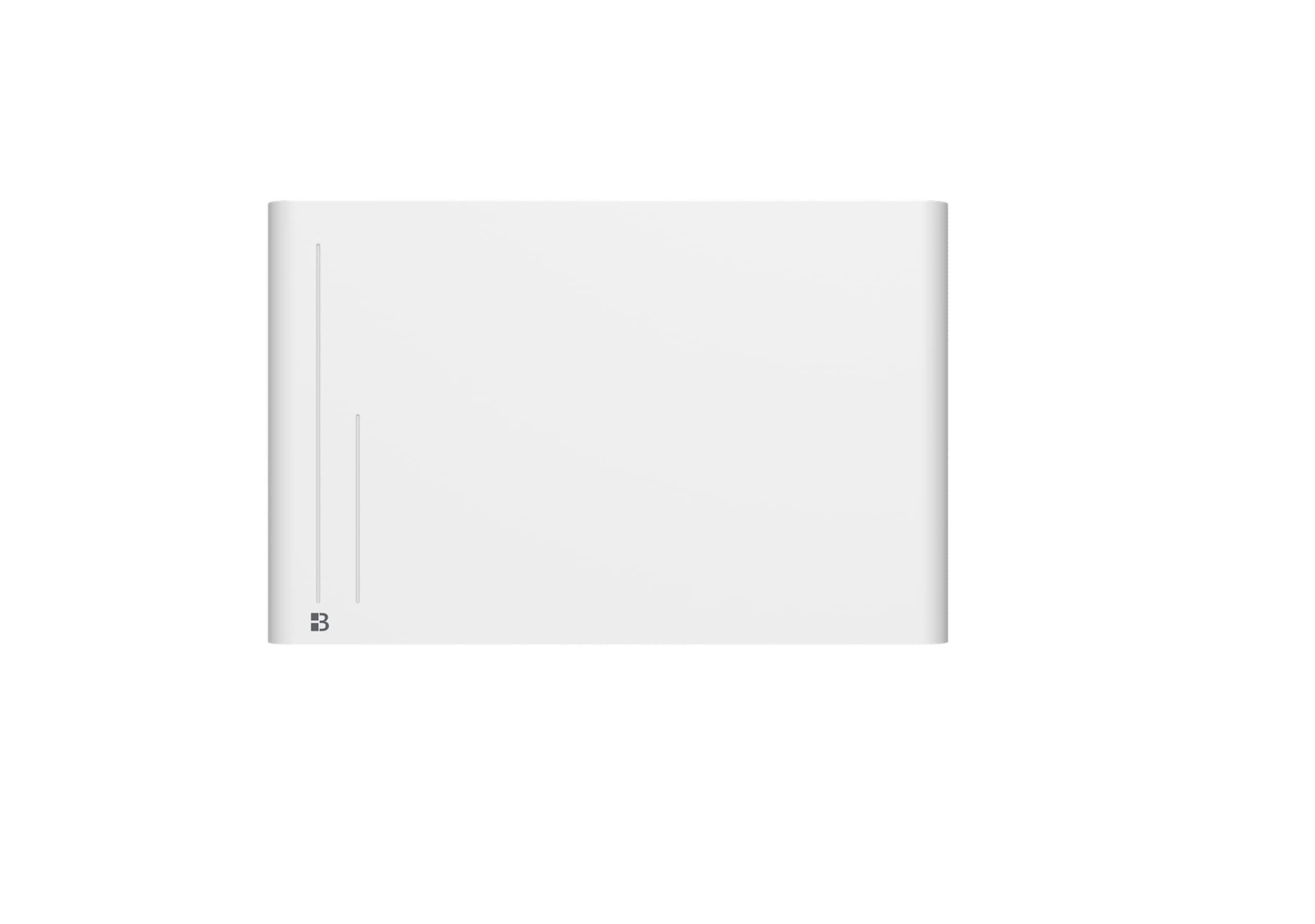 BESTHERM - Radiateur électrique fixe à inertie sèche céramique 1500W Bestherm ALBA horizontal blanc