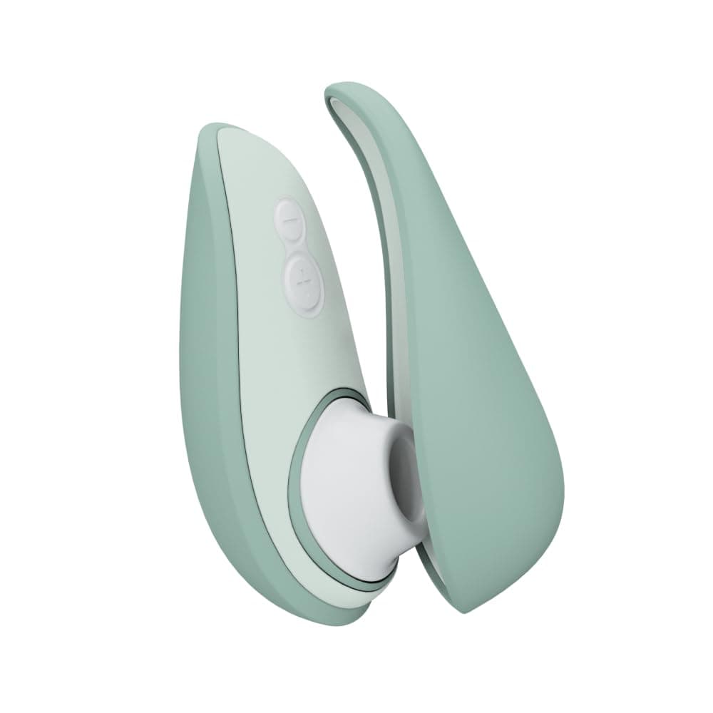 Womanizer Liberty 2 Suceur de Clitoris Pleasure Air discret | Sex Toy aspirant 8 intensités | Stimulateur clitoridien à succion femme et couple | Étanche & Rechargeable | Coque de voyage | Sauge