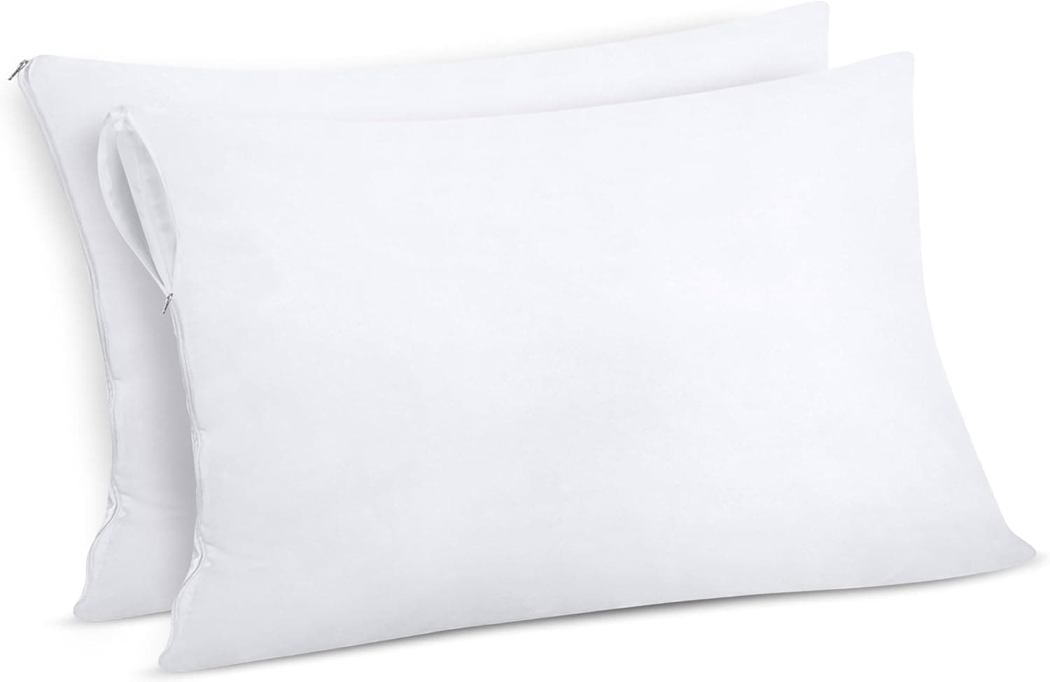 Utopia Bedding Copricuscini Impermeabili 50x80 cm (Set di 2) con Cerniera, Federe Cuscini Letto Certificato Oeko-TEX