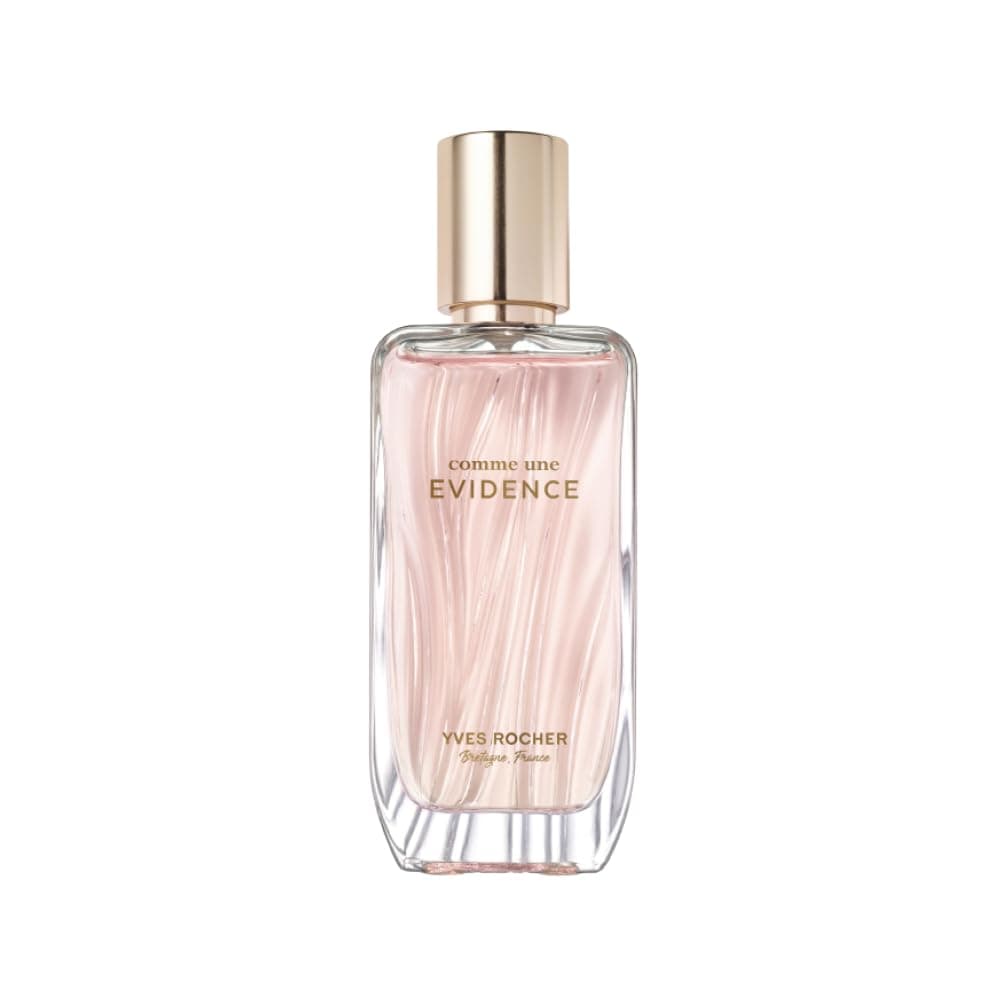 Yves Rocher Perfume COMME UNE EVIDENCE - Eau de Parfum para Mujeres - Rosa y Bergamota - Fragancia Floral Verde y Notas de Chipre - Regalos Elegantes para Mujer -100ml - Idea de Regalo Día de la madre