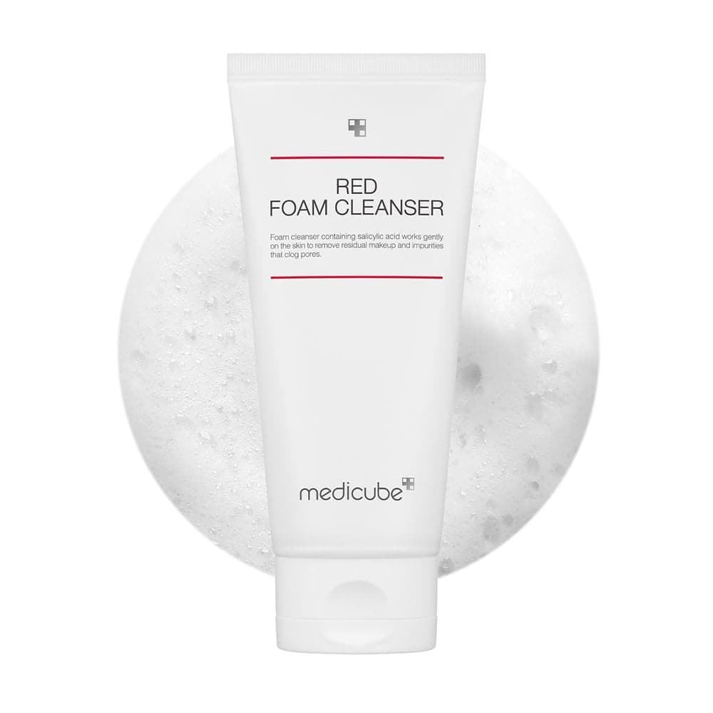 Medicube Red Foam Cleanser 230ml – Reinigt tiefenwirksam. entfernt Unreinheiten. reguliert Sebum | Koreanische Hautpflege