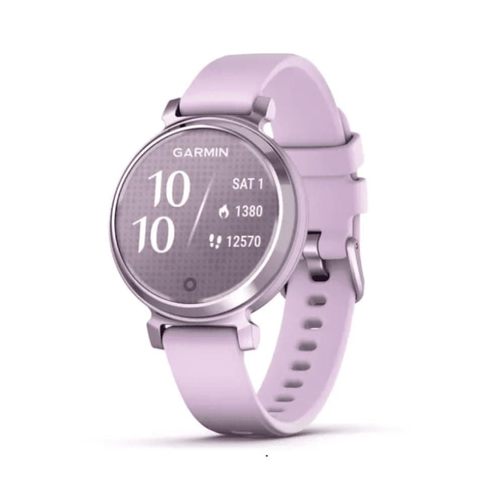 Garmin Lily 2, Reloj Inteligente, Diseño Elegante, Datos de Salud y Forma Física, Pantalla Táctil, Notificaciones Inteligentes, Autonomía hasta 5 días, Lila