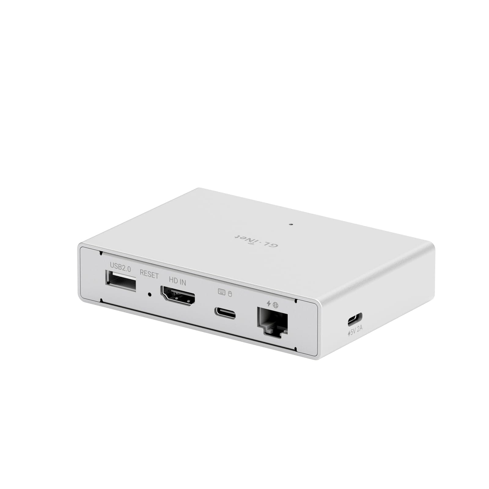 GL.iNet Comet PoE (GL-RM1PE) Remote KVM Control Over Internet - PoE/Type-C Dual Power Option 4K@30Fps,32GB EMMC Tailscale Support for PC Server Remote Access Power Management Adapted KVM Switches