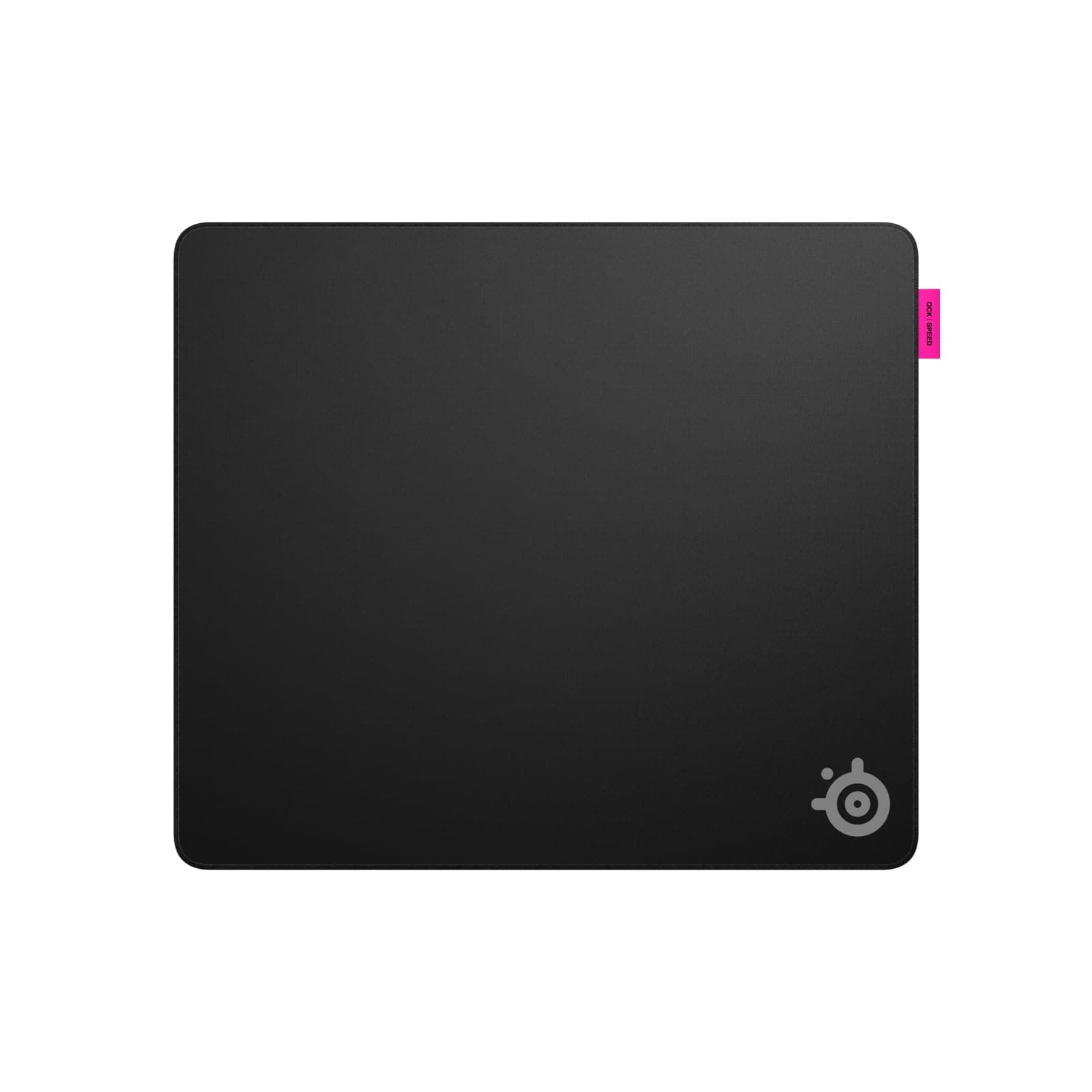 SteelSeries QcK L Performance Speed Gaming-Mauspad – Extradichte für sanftes Gleiten – Flache, abgesteppte Säume – rutschfeste Neopren-Gummibasis – 490 x 420 mm – FPS, MOBA, RTS, MMO