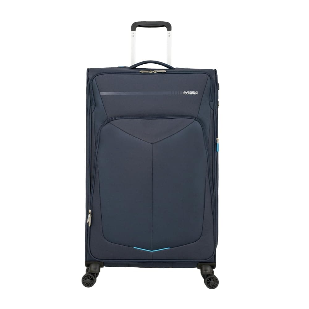 American Tourister Summerfunk Suitcase, Blue (Navy), 79 cm, 119 litros