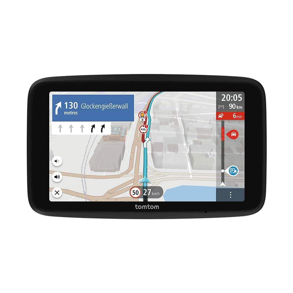 TomTom navegador para camion GO Professional 2.ª generación (con pantalla táctil capacitiva de 5" y mapas de Europa, información de tráfico a tiempo real.Ideal para camiones,buses y vehículos grandes)