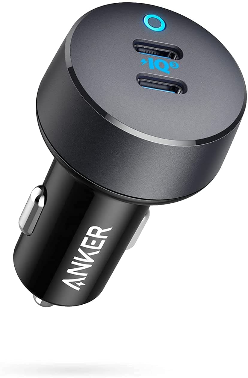 Anker PowerDrive III Duo USB-C-Ladegerät fürs Auto, 40W 2-Port PowerIQ 3.0 Ladegerät, Power Delivery für iPhone 17/16/15, Galaxy S10/S9, Pixel, iPad/iPad mini und mehr