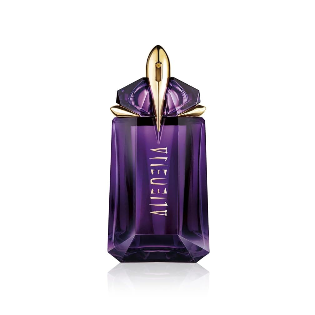 MUGLER Alien Eau de Parfum per Donna, Ambrato, Legnoso e Floreale, Casherman, Ambra e Gelsomino, Fragranza Straordinaria, Mistica e Senza Tempo, Ricaricabile
