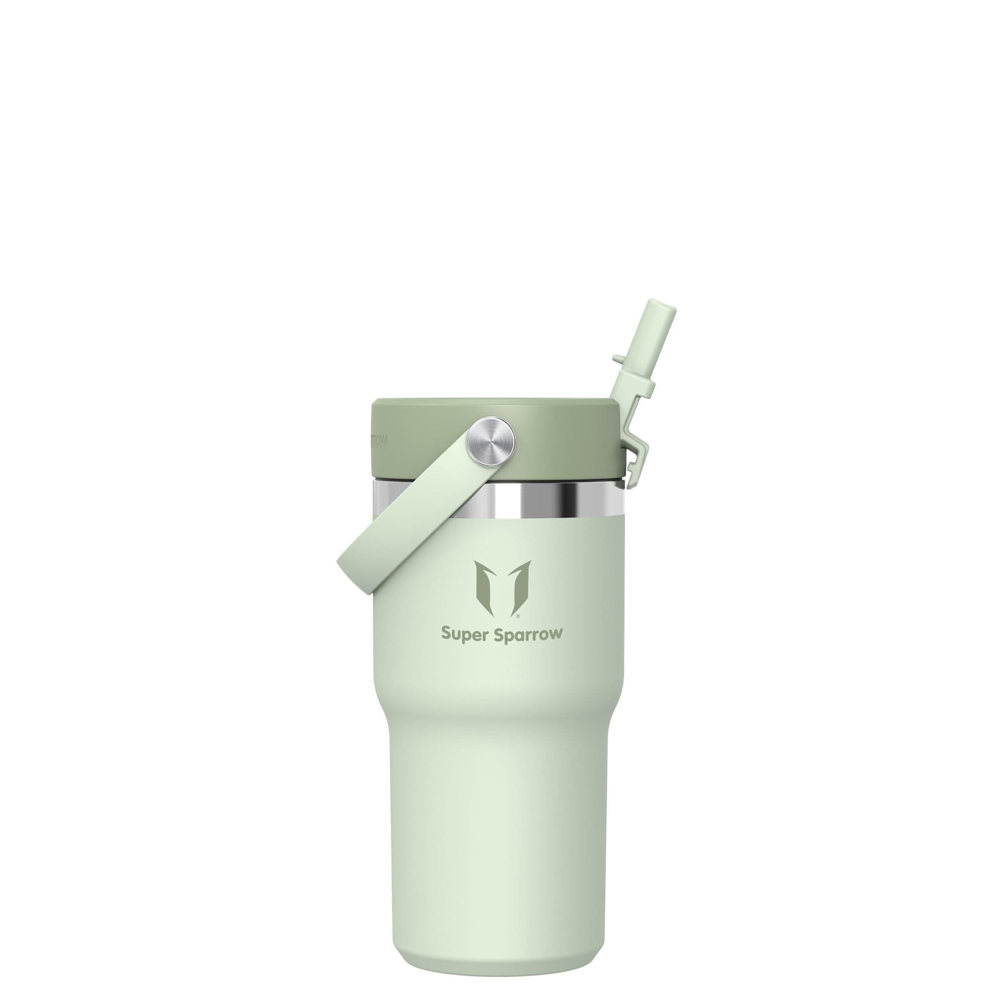 Sparrow Borraccia Termica - 620ml/900ml/1.2L - Twistpath Borracce con Tappo Flex con Cannuccia - Senza BPA & Perdite Bottiglia Acqua - Inox Borracce Termiche Per Portabevande