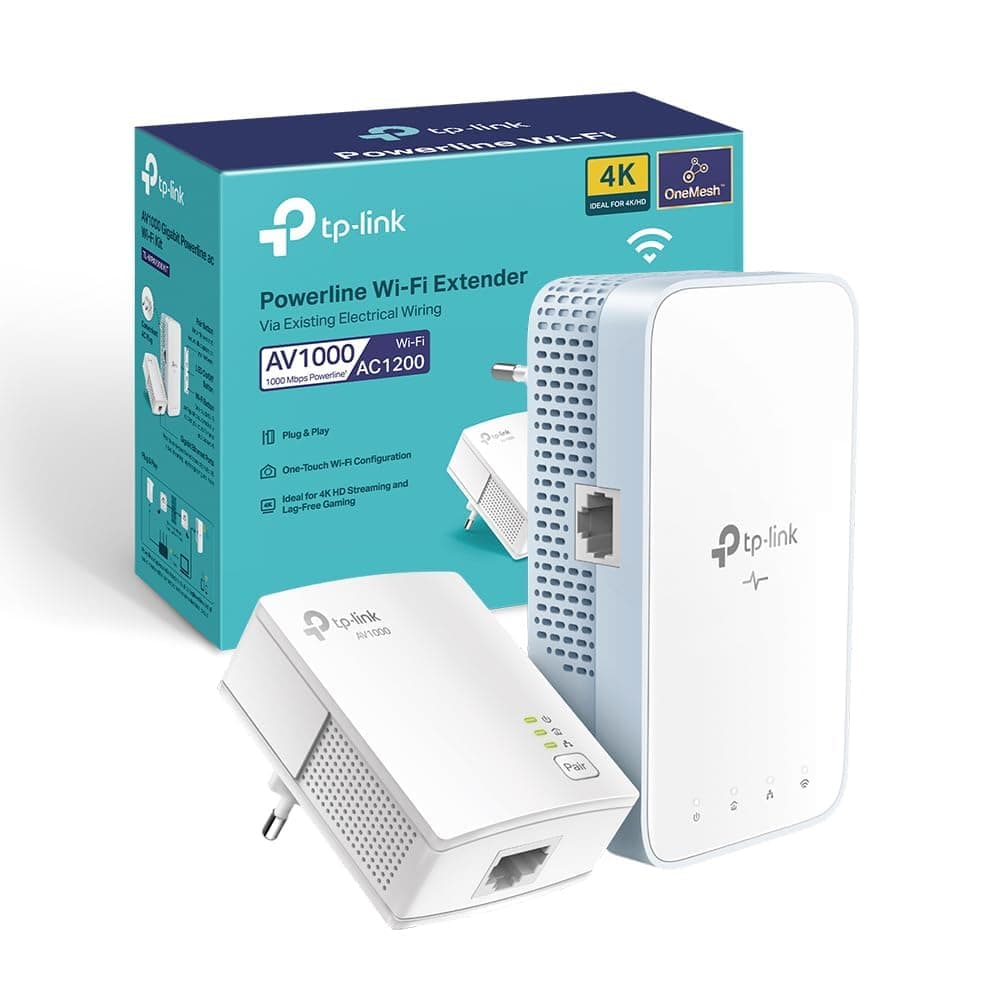 TP-LINK WLAN 1000MBit Powerline Adapter KIT Kit bestehend aus 2 Adaptern