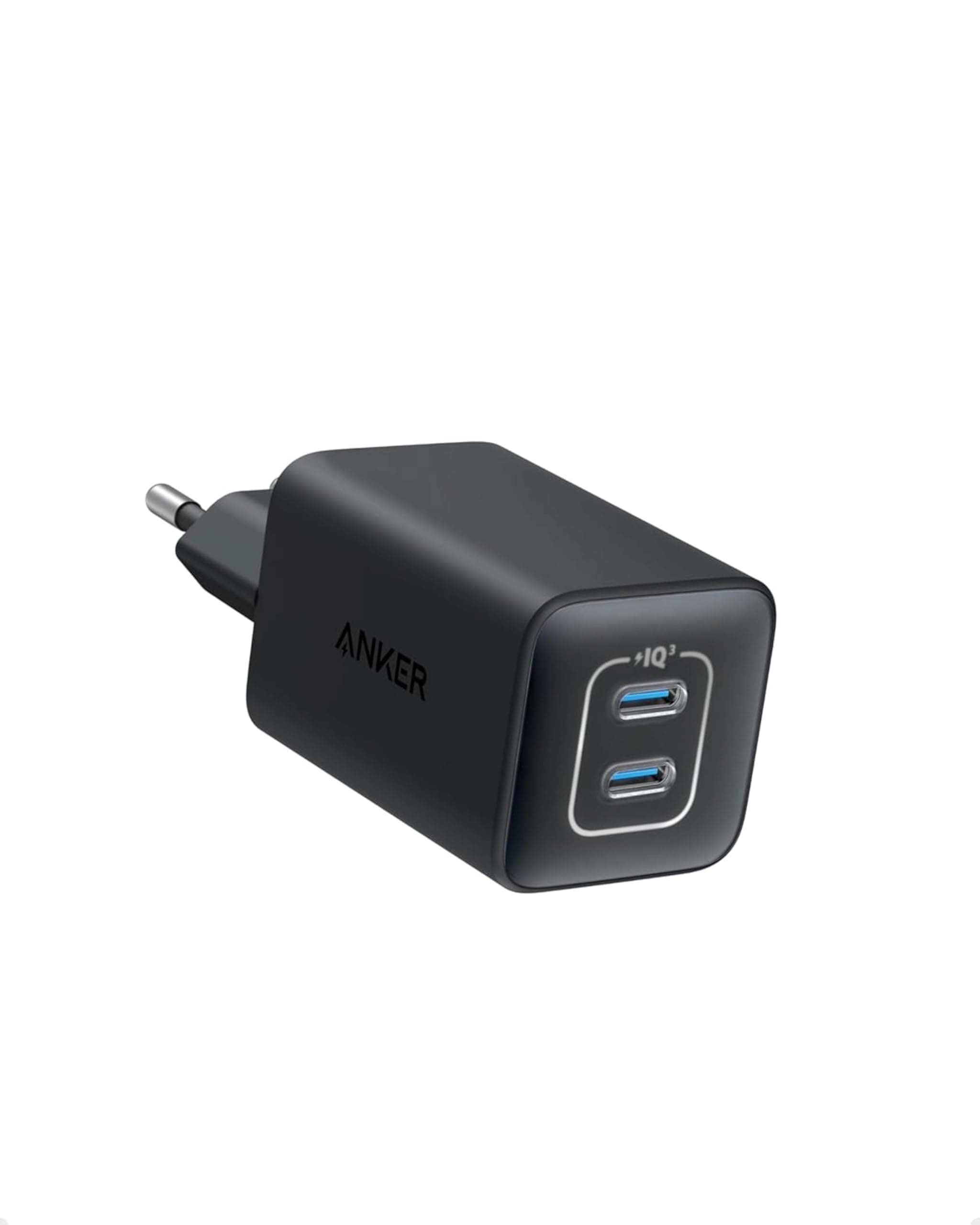 Anker 47W USB C Ladegerät, 523 Charger (Nano 3), kompakt mit 2 Anschlüssen GaN Schnellladegerät für iPhone 17/Pro/Pro Max/iPhone Air/16/15, Galaxy, Pixel 4/3, iPad/iPad mini (Kabel Nicht enthalten)