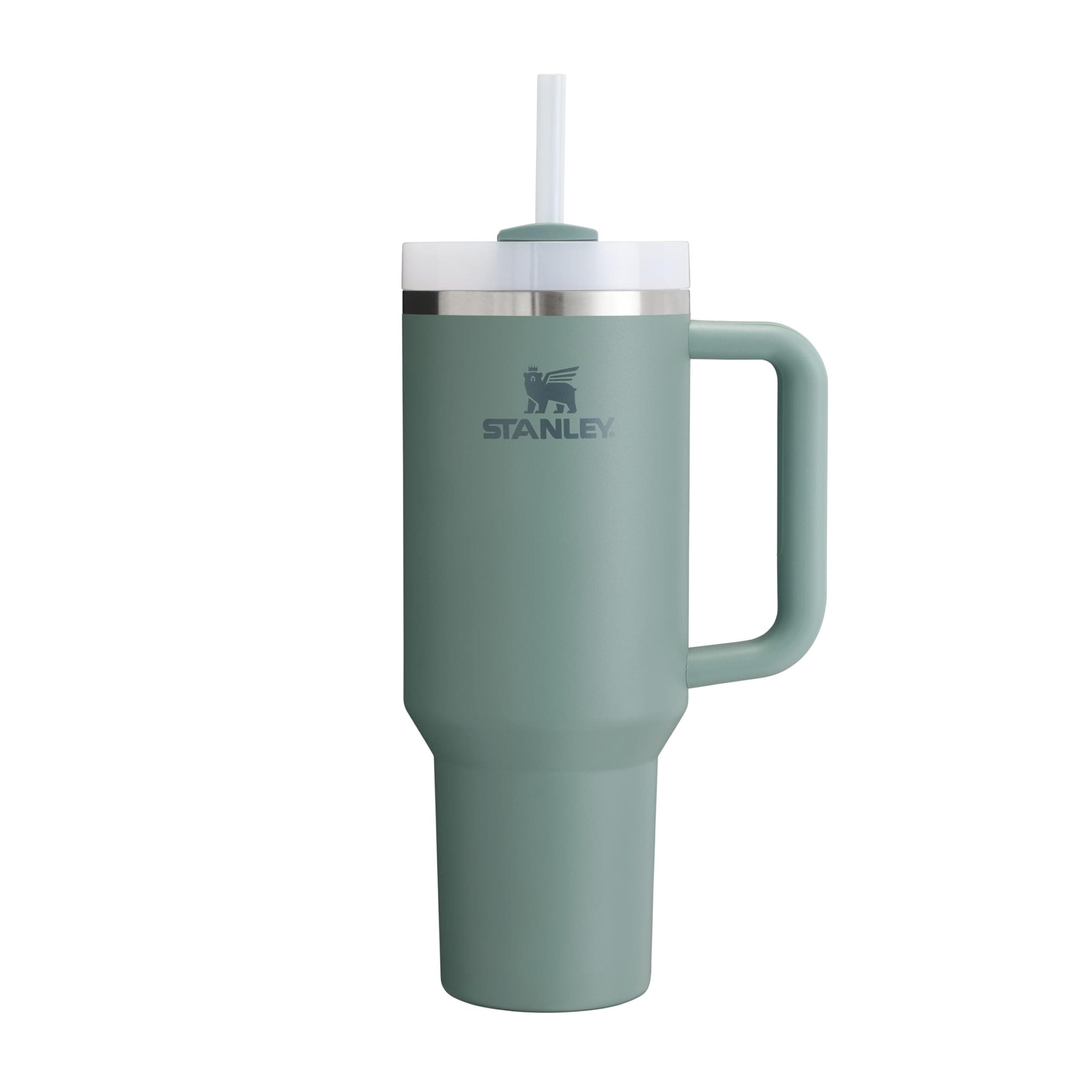 STANLEY Quencher H2.0 FlowState Tumbler 1.2L - Termo Conserva el Frío 11 Horas - Helada Durante 48 Horas - Botella Agua Acero Inoxidable - Taza Termica - Vaso Termico Sin BPA - Shale