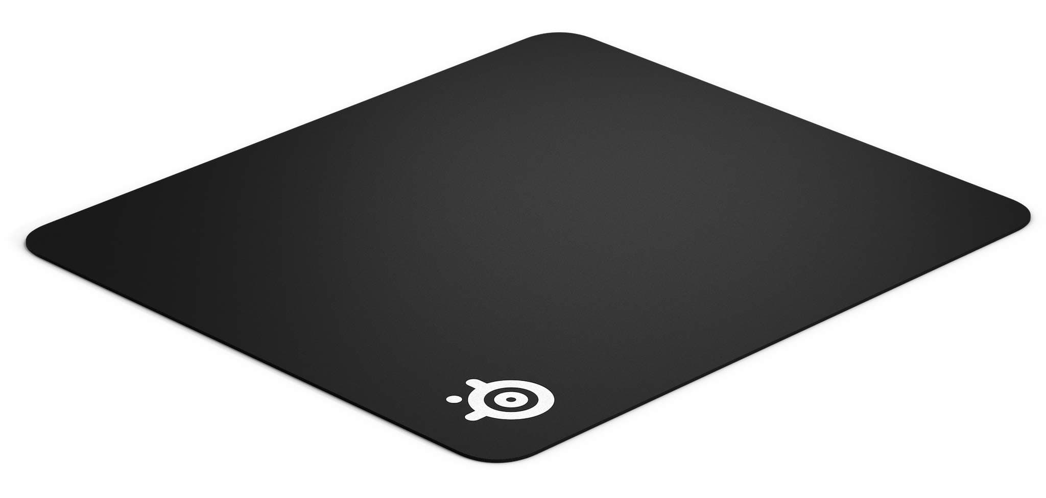 SteelSeries QcK+ - Tapis de souris de jeu - Base en tissu antidérapant avec support en caoutchouc Noir (450 mm x 400 mm x 2 mm) | Grande
